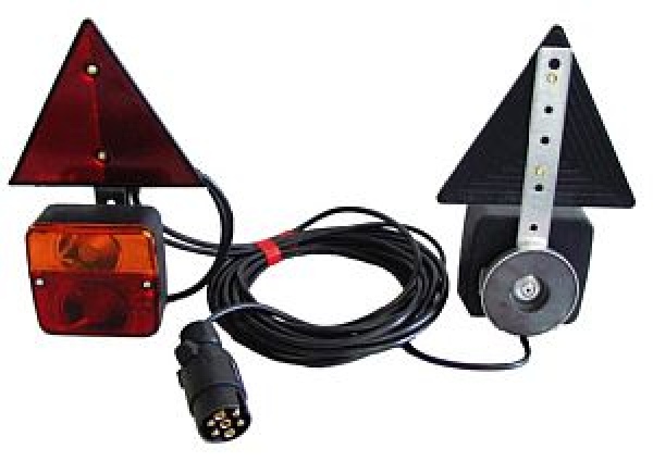 Set Rücklichter Magnetbefestigung + Dreiecke