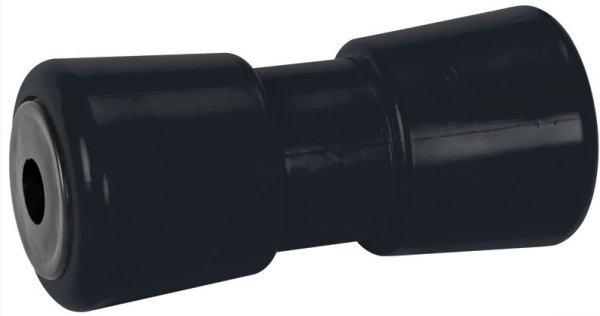 Mittlere Kielrolle, schwarz 185 mm Ø Bohrung 21 mm