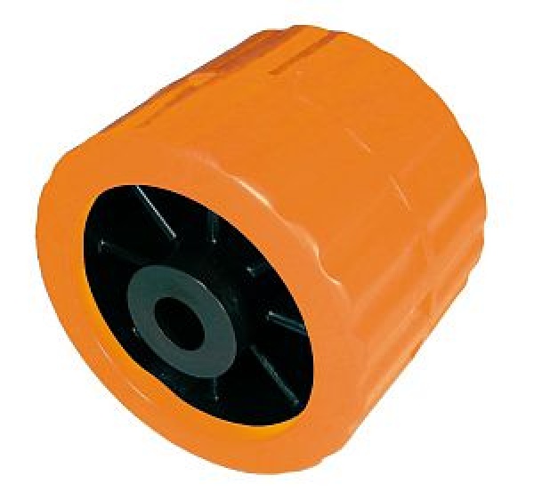 Seitenrolle, orange 75 mm Ø Bohrung 15 mm