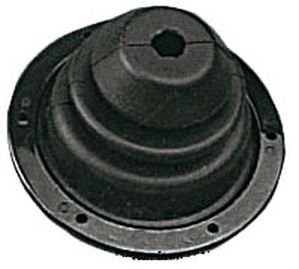 Gummibalg m. Kabeldurchlassring aus ABS 140 mm