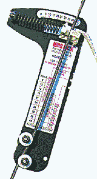 Loos Dehnungsmesser f. Seile 5/6/7 mm