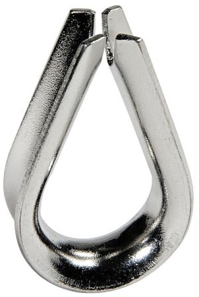 VA-Stahl Kausche Ø 24 mm