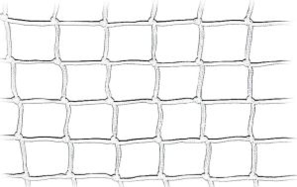 Relingschutznetz, weiß 600 mm x 30 m