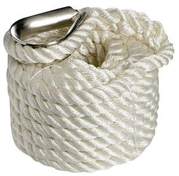 Festmacherleine, weiß 10 mm x 6 m
