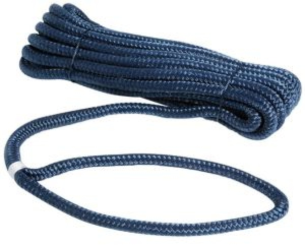 Festmacherleine mit Auge navyblau 24 mm x 15 m