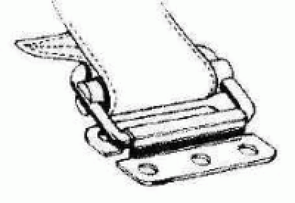 SeaSure Nylonschnarre, schwarz 50 mm