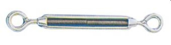 Wantenspanner m. zwei Augen AISI 316 8 mm