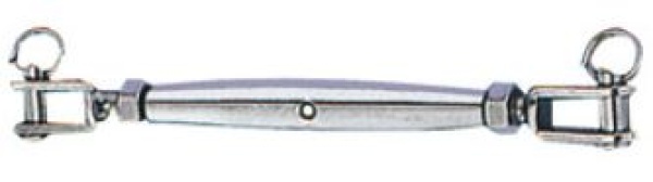 Wantenspanner m. zwei festen Gabeln AISI 316 8 mm