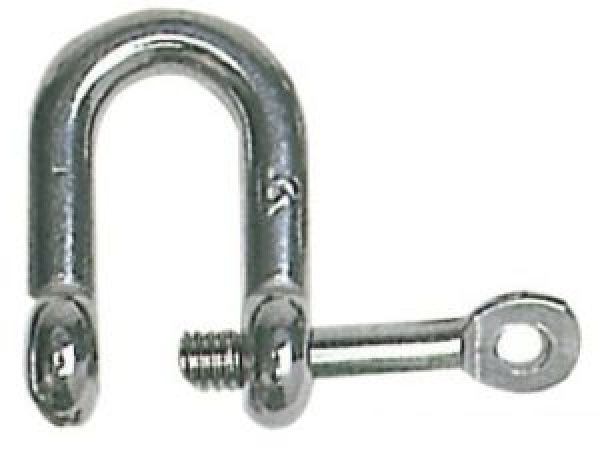 U-Schäkel m. Schlüsselbolzen AISI 316 4 mm