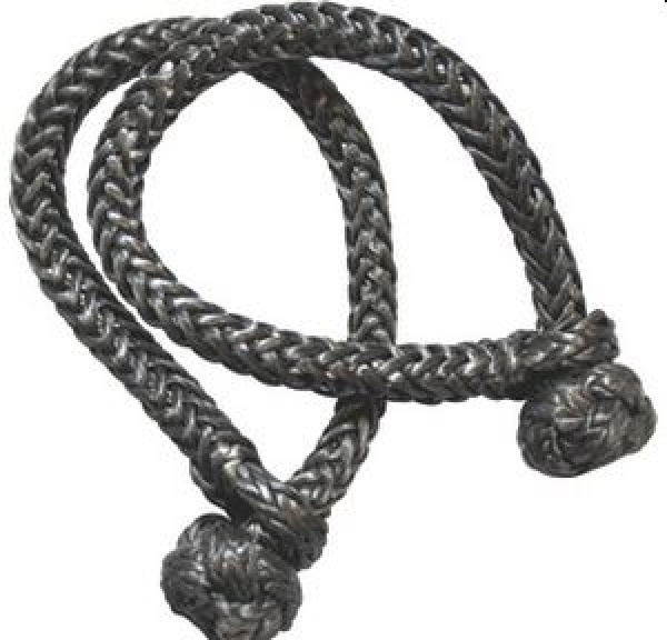 Dyneema Schäkel, schwarz - 9 mm
