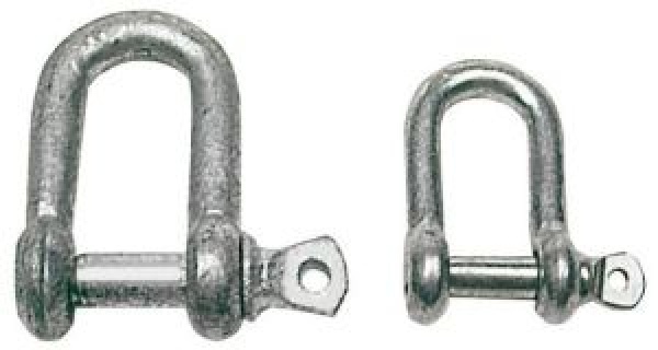 Schäkel aus verzinktem Stahl 5 mm