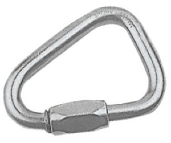 Delta VA-Stahl Karabinerhaken Schraubversch 6 mm