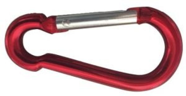 Karabinerhaken aus Leichtmetallegierung 60 mm