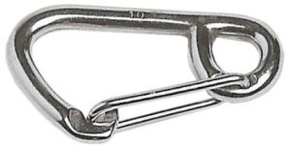Karabinerhaken AISI 316 m. weiter Öffnung 120 mm