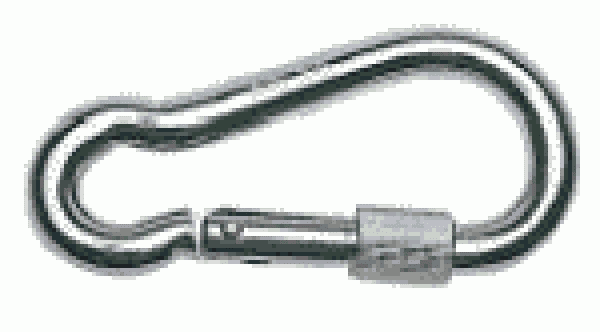Karabinerhaken AISI 316 m. Drehverschluss 60 mm
