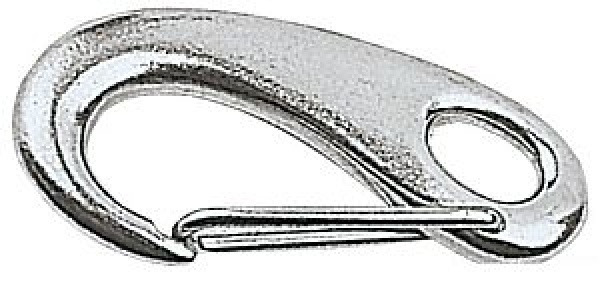 Schnappschäkel AISI 316 m. Federverschluß 50 mm