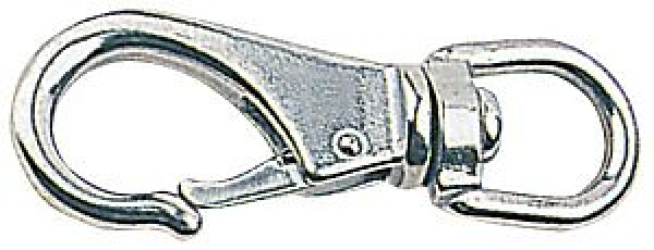 Schnappschäkel AISI 316 m. Roller 69 mm