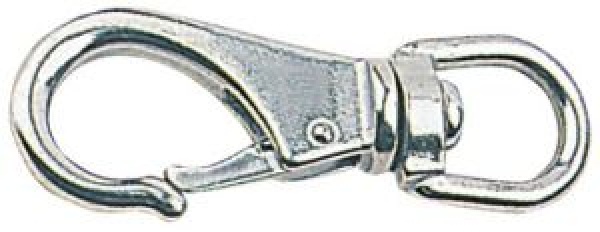 Schnappschäkel AISI 316 m. Roller 94 mm