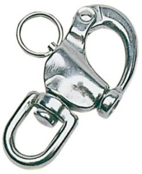 Schnappschäkel Spinnaker dreh.Auge AISI 316 87 mm