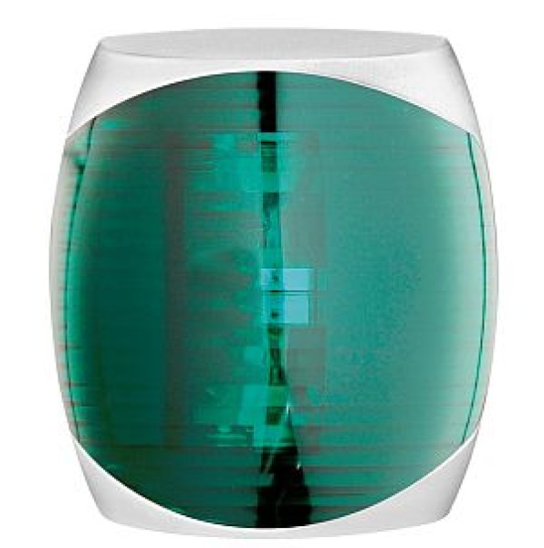 Sphera II Navigationslicht grün Gehäuse weiß