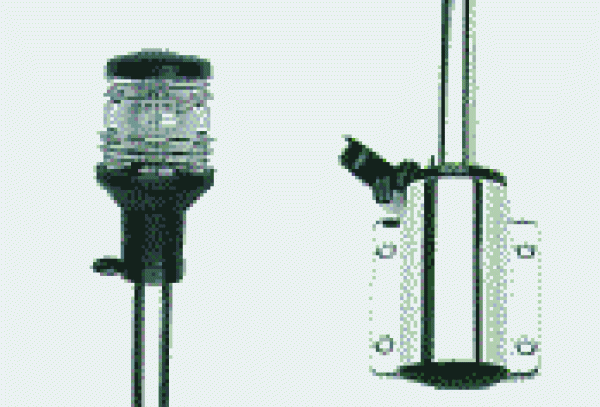 Compact Lampenschaft 60 cm Leuchte schwarz