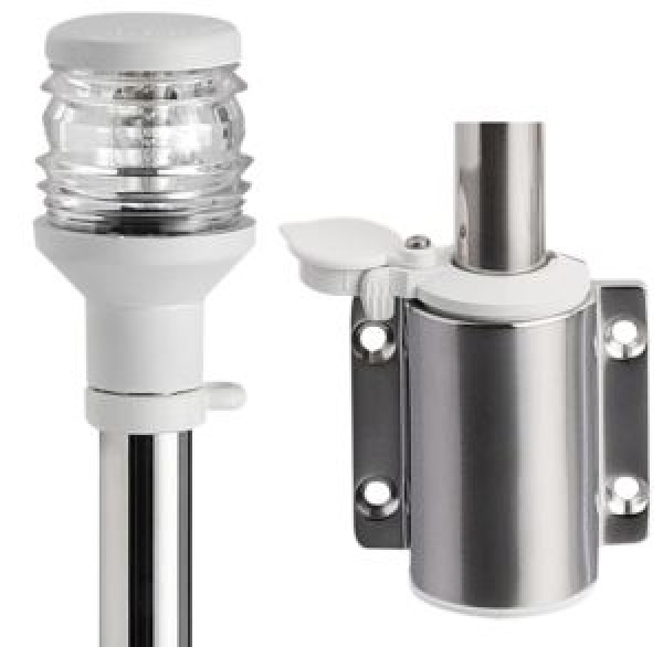 Compact Lampenschaft 100 cm Leuchte weiß