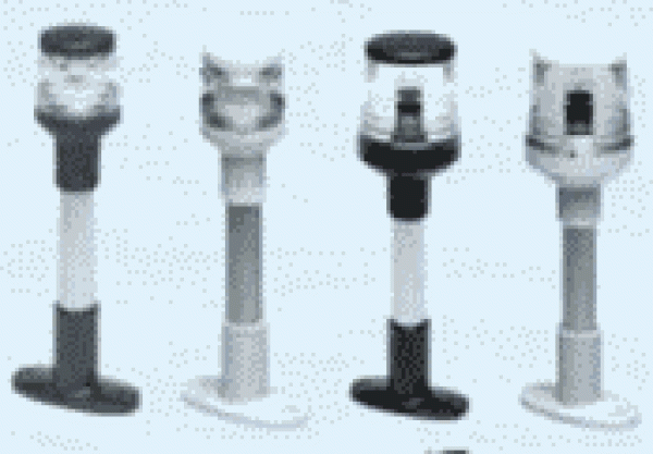 Compact Lampenschaft 20 cm Leuchte weiß