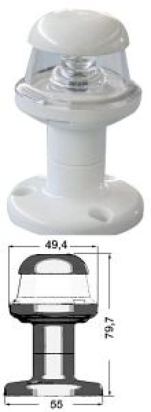 Orions Led-Navigationslicht 360° weiß