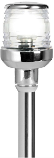 Teleskoplampenschaft 360° Classic m.Sockel Edelstahl 10