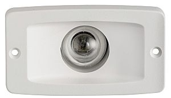 Heckleuchte zum Einbau aus ABS, weiß