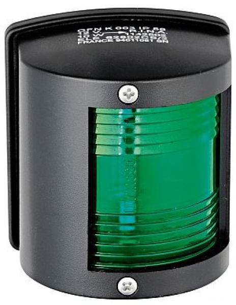 Utility 77 Navigationslicht schwarz/112,5° grün