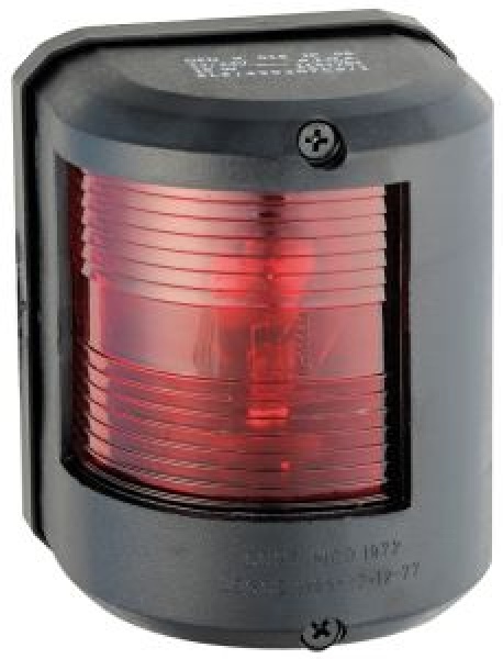 Utility 78 Navigationslicht schwarz 12V/rot links