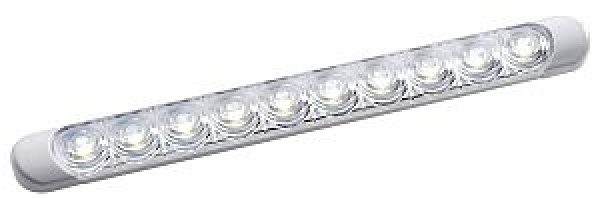 LED Aufbau-Deckenleuchte weiß 230x24x11 mm