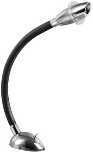 Strahler 3 W m. schwarzem Leder bezogen