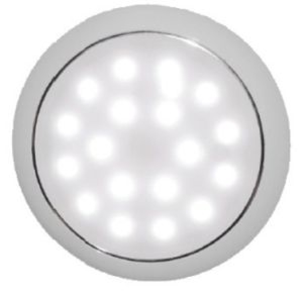 Day/Night LED-Deckenleuchte ohne Einbau verchromt