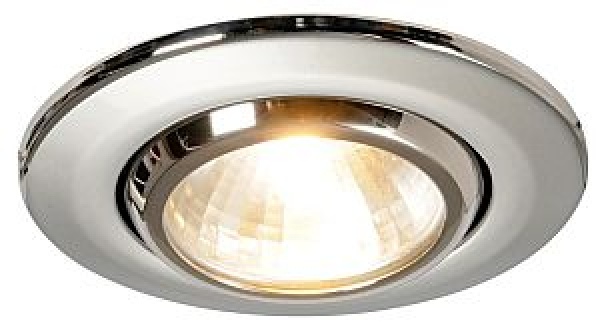Merope Halogen-Einbauleuchte, AISI316 hochglazpol.