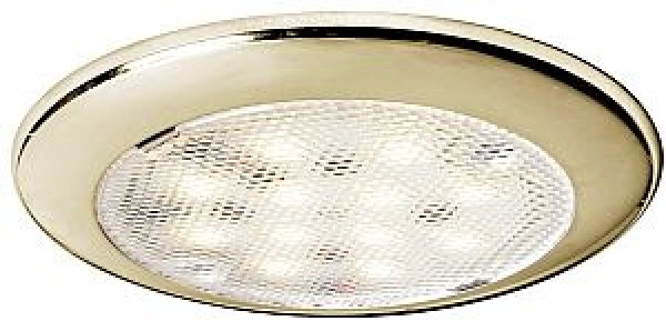 Procion LED-Deckenleuchte ohne Einbau goldfarben