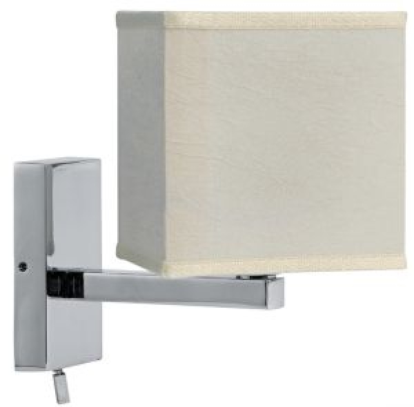 Lampe aus verchromtem Messing, schwenkbar