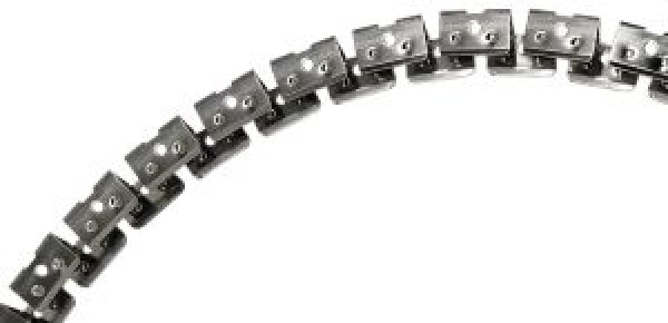 Edelstahlhalterung f. 2m-lang flexible LED-Stange