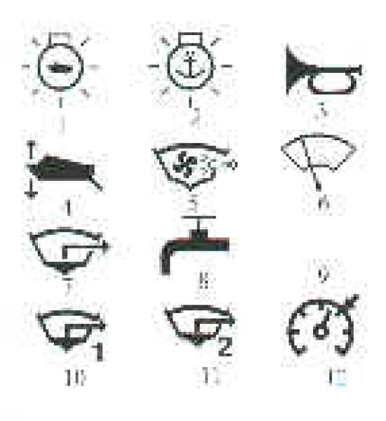 Wippschalter, beleuchtend Navigationslichter A