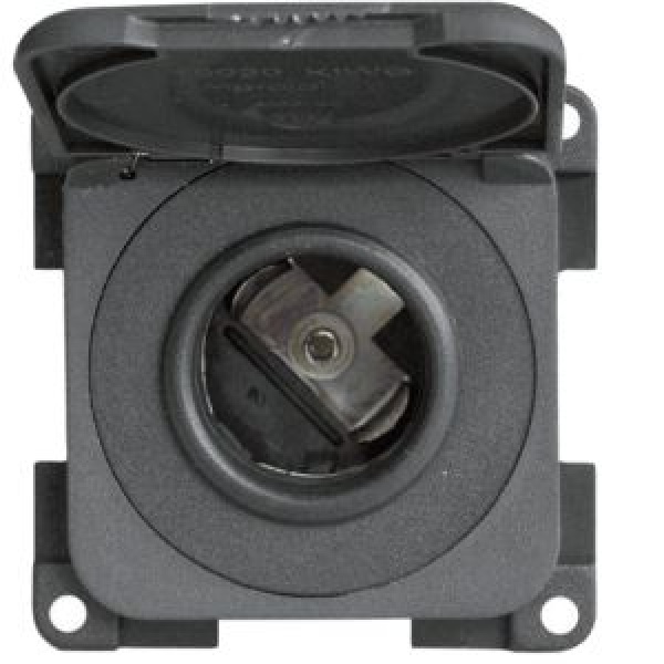 Telefon/Zigarettensnzünder-Stecker dunkelgrau