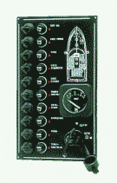 Elektrische Schalttafel 10 Schalter
