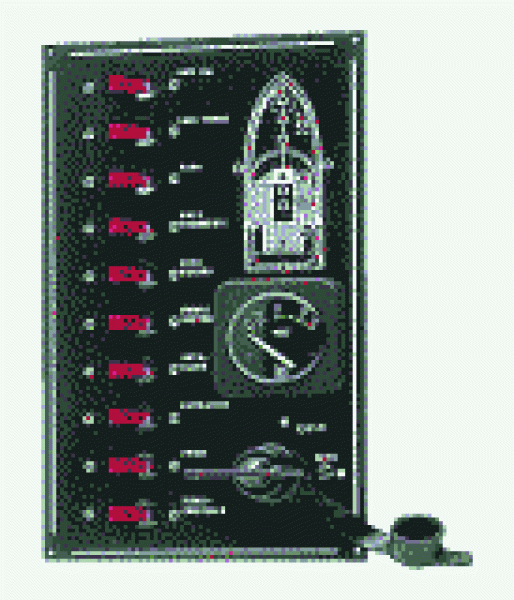 Elektrische Schalttafel 10 Thermomagnetschalter
