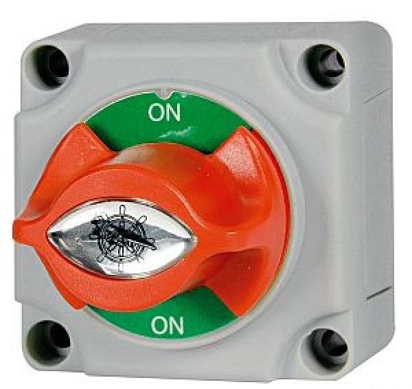 Batteriehauptschalter m. festem Schlüssel