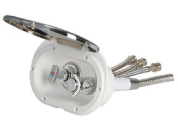 Duschbox VA-Stahl Schlauch 4 m