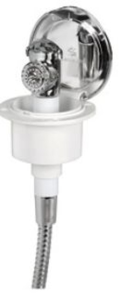 ClassicEvo Duschbox verch.VA-Stahl Schlauch 4 m Flachmo