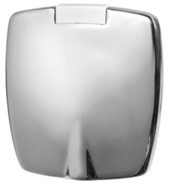 New Edge Deckdusche VA-Stahl Tiger PVC-Schlauch 4m