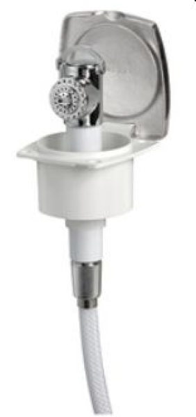 New Edge VA-Stahl-Dusche PVC-Schlauch 4 m