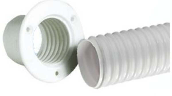 PVC-Schlauch, flexibel weiße Rolle 10 m