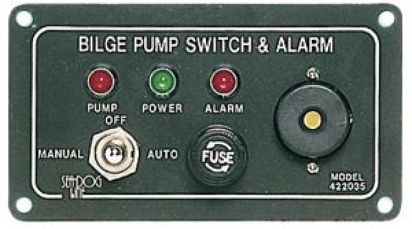 Schalttafel f. Bilgenpumpen + Alarm